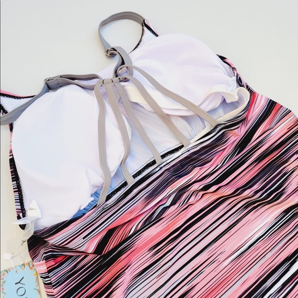 Yonique Strappy Tankini Swimsuits for Women with Shorts Size XL - Picture 9 of 9
